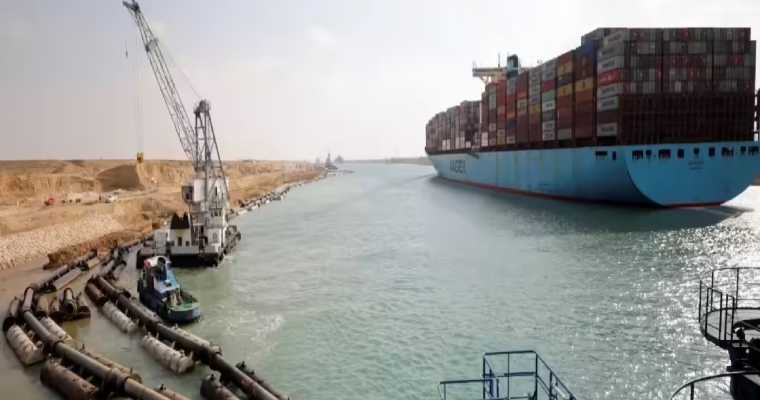 Suez Canal revenues projected to drop to $3.6B in FY2024/25- IMF